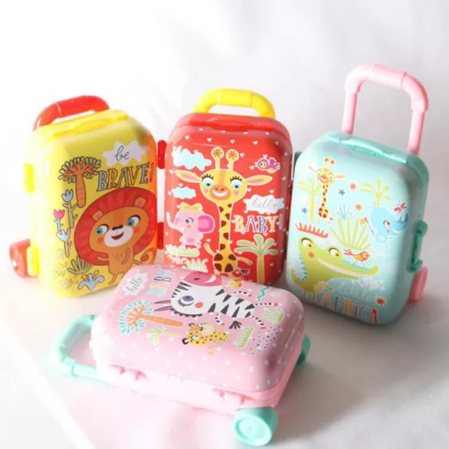 Fashion Mini Suitcase Miniature Toys Trunk Dollhouse Small Box DecorationA-EL