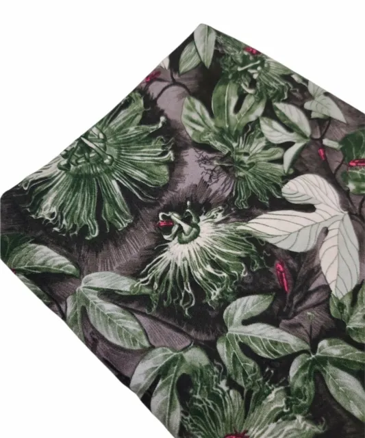 Anna Maria Horner Fabric Passion Fruit Cotton Gray Green Fuchsia Fat Quarter