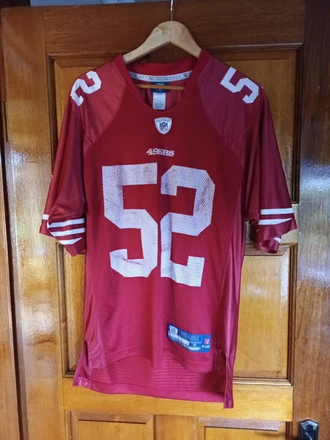 San Francisco 49ers Jersey Reebok NFL American Football Shirt Adult Small #52