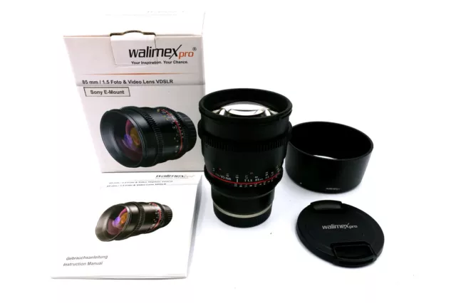 Walimex pro 85mm 1,5 AS IF UMC Sony E Mount FSE 202028