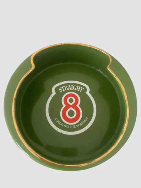 Straight 8/Watneys. Wade. Vintage Ceramic Pub Retro Advertising Ashtray FREE P&P