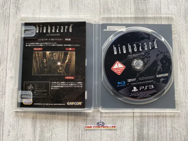 SONY PS3 BioHazard Resident Evil HD Remaster & 0 Zero HD Remaster from Japan 3