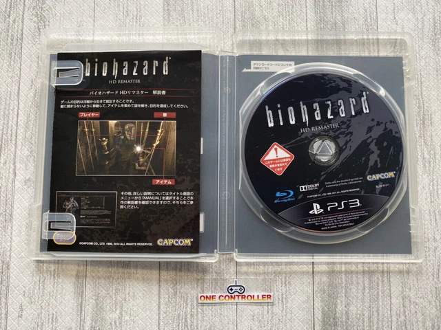SONY PS3 BioHazard Resident Evil HD Remaster & 0 Zero HD Remaster from Japan 3