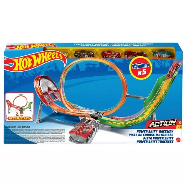 Hot Wheels Power Shift Rennbahn Streckenset