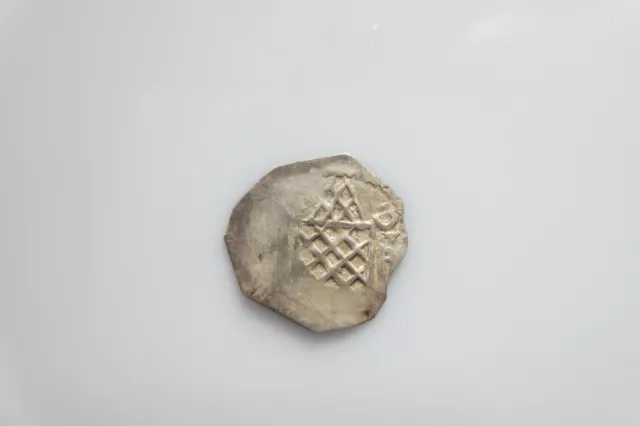 Gotland medieval silver penning bracteate  1140-1240, Wisby coin