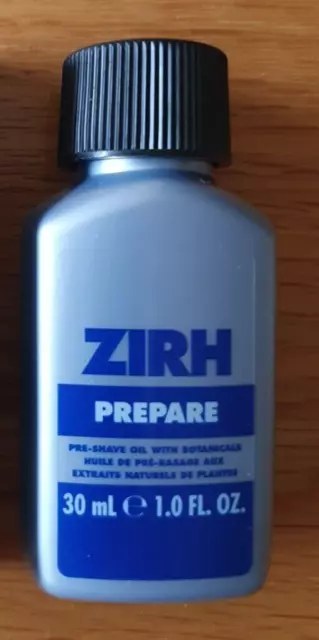 Zirh prepara olio pre-rasatura con prodotti botanici 30 ml 1,0 FL 0Z