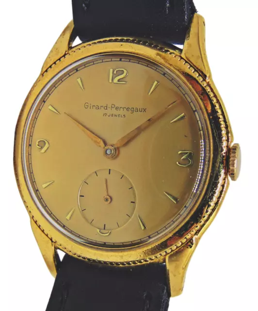 VINTAGE Girard Perregaux Oversized 37.6mm Coin Edge Case MANUAL WIND SWISS WATCH VINTAGE Girard Perregaux Oversized 37.6mm Coin Edge Case MANUAL WIND SWISS WATCH