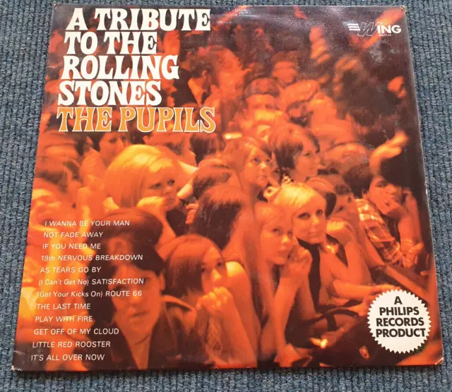 The Pupils - A Tribute To The Rolling Stones Wing Wl1150 Uk Real 1St 1966 Ex/Ex