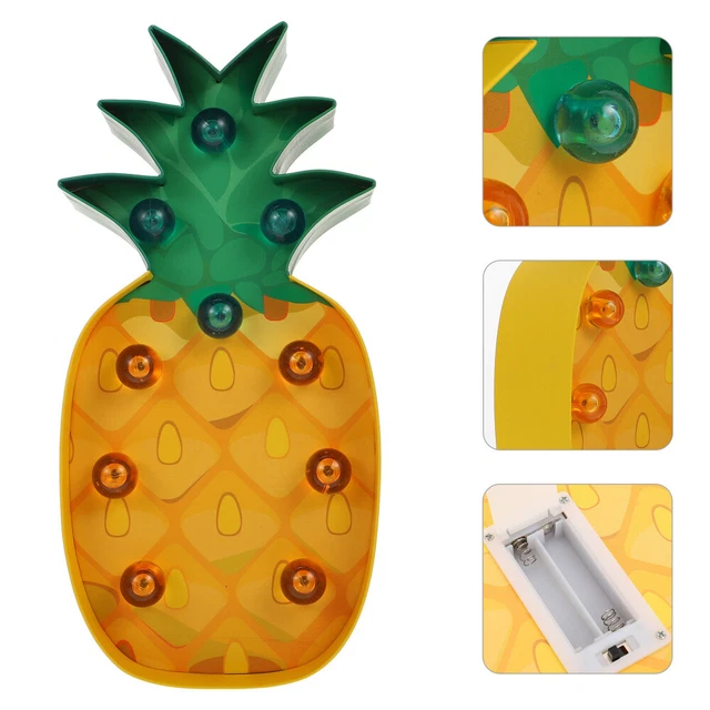 NURSERY NIGHT LIGHT DIY LED Nightlight Fruit Modeling Lamp Pineapple £
