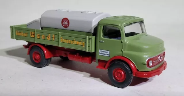 Wiking Mercedes Benz L 1413 Pritsche Werbemodell PMS Wandt Braunschweig 1:87 gut