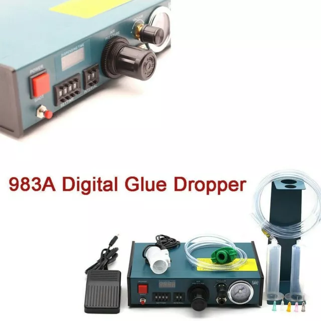 983A Digital Display Auto Glue Dispenser Solder Paste Liquid Controller Dropper