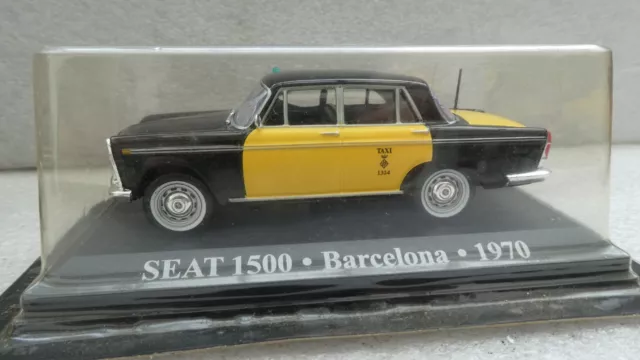Uh Serie Presse Seat 1500 1970 Taxi De Barcelone Neuf + Blister Serti