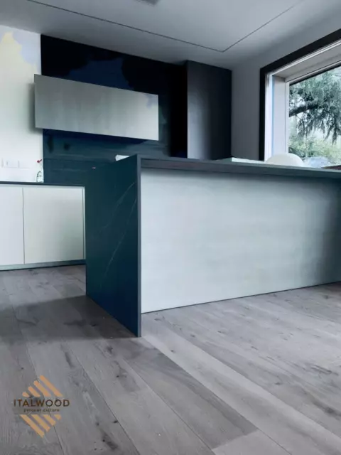 Parquet Tavolato rovere prefinito grigio cenere