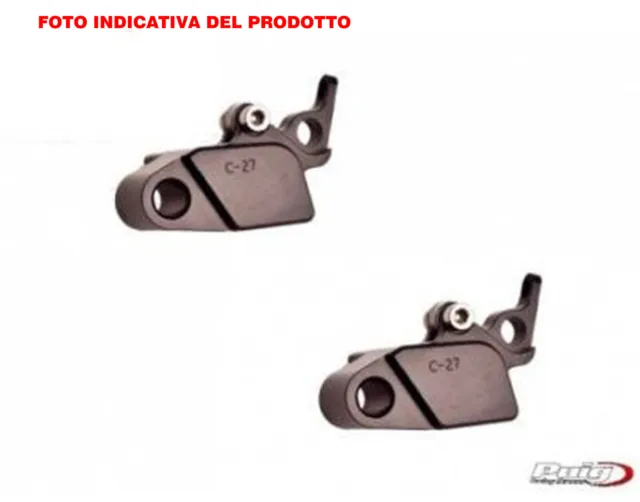 Puig Adattatore Leva Freno Ducati Streetfighter 1100 S 09-13 Nero