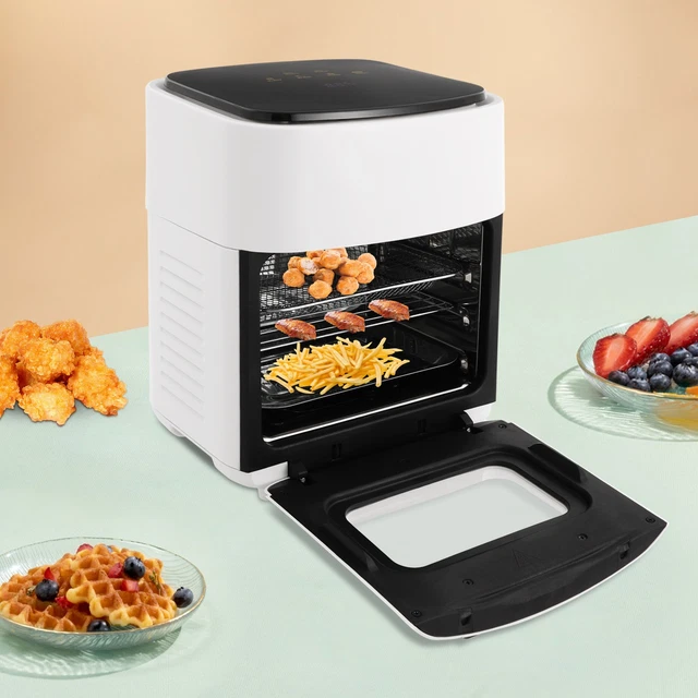 Friteuse à Air Jouet - 15 Accessoires - Aliments Changeant De Couleur - Musique Et Lumières - Dès 3 Ans