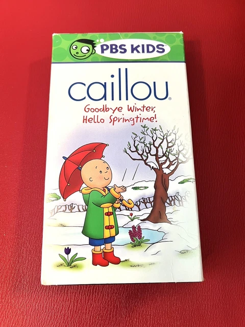 CAILLOU GOODBYE WINTER, Hello Spring! VHS Tape $12.59 - PicClick CA