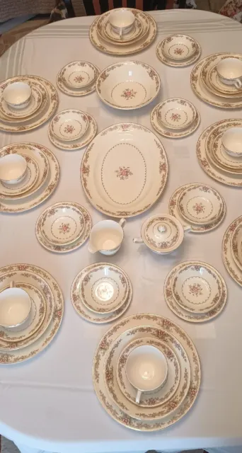 Paden City Pottery 53 Piece 1949 Service For 8 , Platter, Cream & Sugar, Lg Bowl