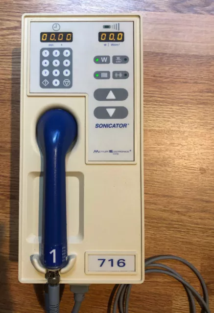 Mettler Electronics Sonicator 716 Therapeutic Ultrasound Unit