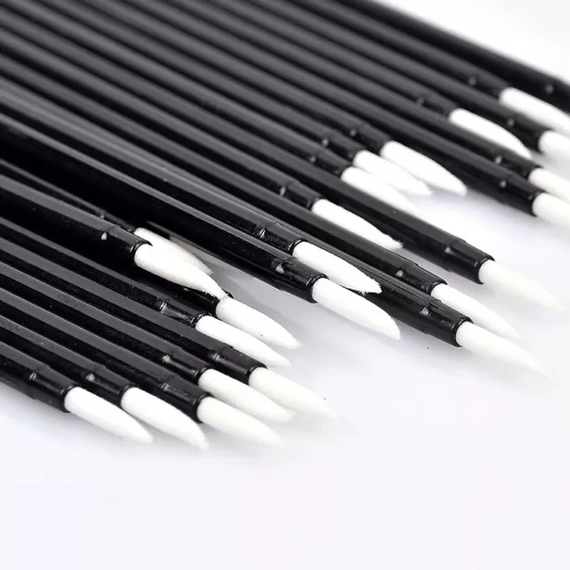 30PC Eyeliner Brush Disposable Fine Tip Applicator Makeup Wand Nail Art Tool AU