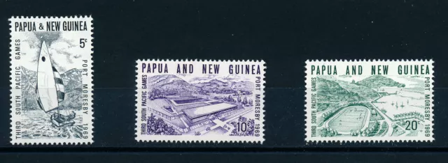 Papua & New Guinea 1969 Third South Pacific Games Sg156/158  Mnh