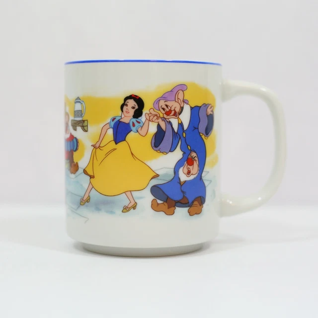 Vintage Walt Disney World Disneyland Snow White And The Seven Dwarfs Coffee Mug