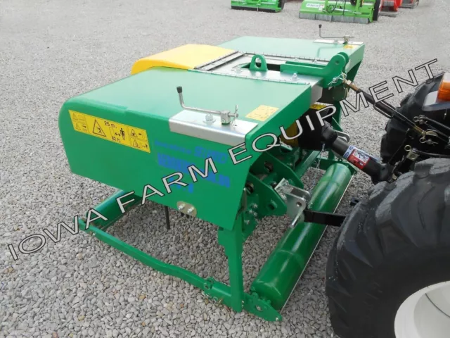Selvatici Deep Tine Aerator, Plugger Tractor PTO Powered: 83"Wide x 2"-12"Deep!