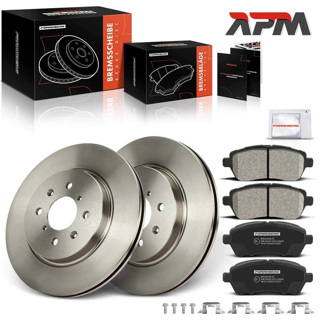 Frankberg 2x Bremsscheiben Vorne Für Suzuki Swift IV 1.2L 1.6L 2010-2024 - Belüftet 256mm