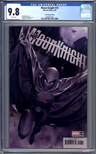 Moon Knight #10 Junggeon Yoon 1:25 Variant 1st Print Marvel Comics CGC 9.8