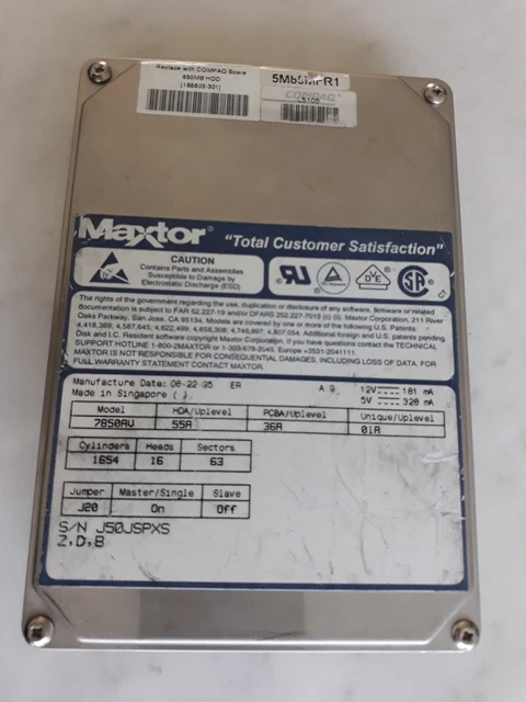 DISQUE DUR IDE/PATA 7.5 Go Quantum Fireball lct 15 - Testé Fonctionnel EUR 30,00 - FR