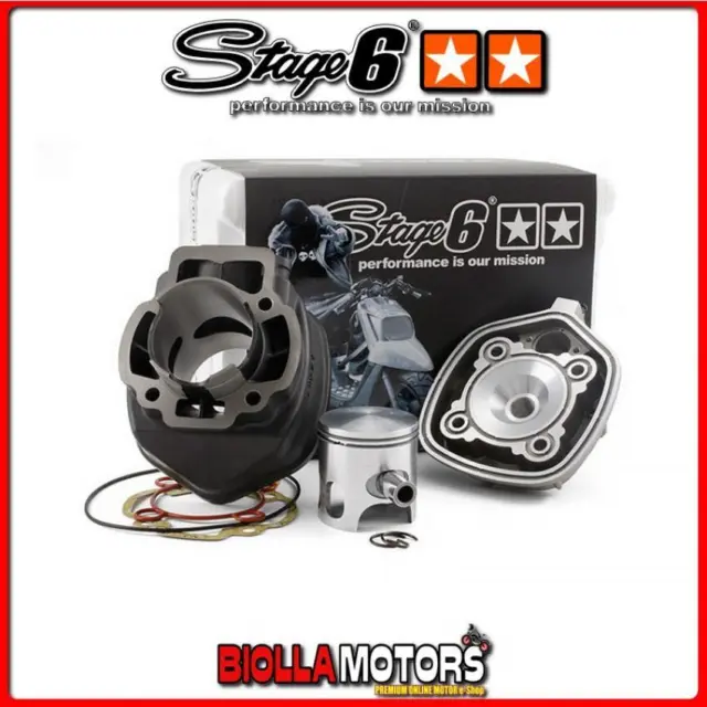 S6-7214043 Cilindro Stage6 Street Race 70Cc D.47 Piaggio Zip Sp 50 2T Lc 2001->