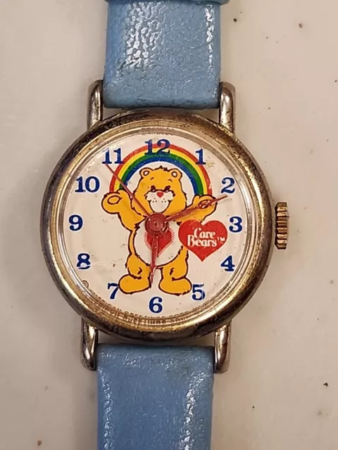 vintage 1983 bradley Care Bears  wind up watch american greetings