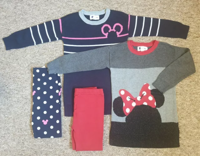 Splendidi abiti e leggings Maglione Minnie per bambini Gap età 4 anni immacolati