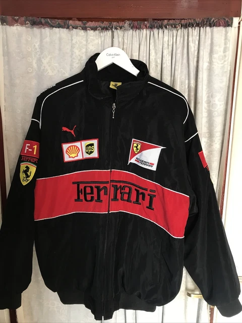 Ferrari Imbottita Nero Logo Giacca XL