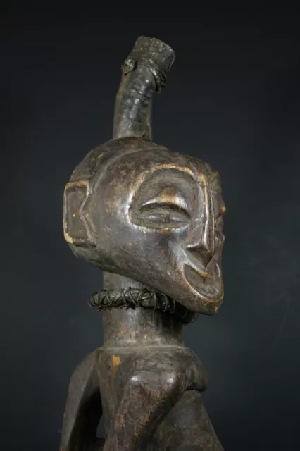 Large 23.2" Male African Fetish Statue SONGYE - D.R.Congo  TRIBAL ART CRAFTS