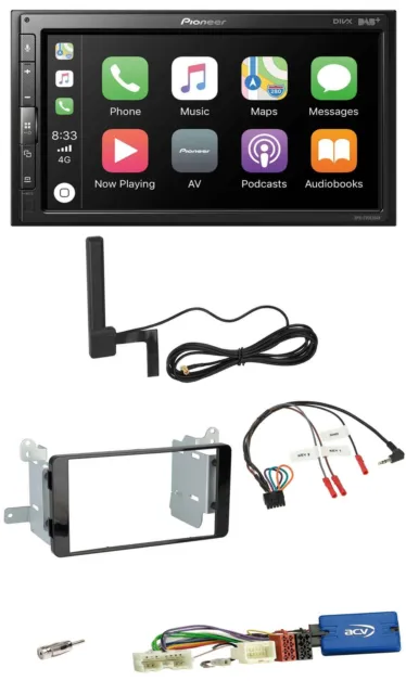Pioneer USB 2DIN Bluetooth DAB Lenkrad Autoradio für Mitsubishi L200 06-15