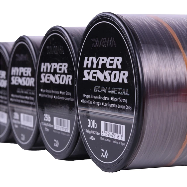 daiwa sensor bulk spool monofilament fishing line Hyper Gun Metal Monofil 300m 150m-300m Spools of Nylon Line