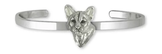 Cougar Jewelry Sterling Silver Handmade Mountain Lion Bracelet  COU3H-CB
