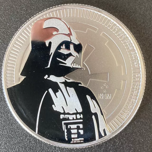 2017 Niue $2 Star Wars Darth Vader 1 oz .999 Fine Silver Coin. Free Shipping!!!!