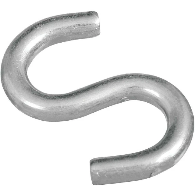 National 2 In. Zinc Heavy Open S Hook N273425 Pack of 50 National N273425