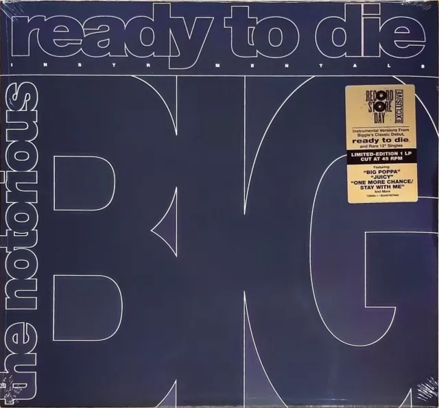 THE NOTORIOUS BIG - Ready To Die: The Instrumentals (RSD2024) LP Vinyl