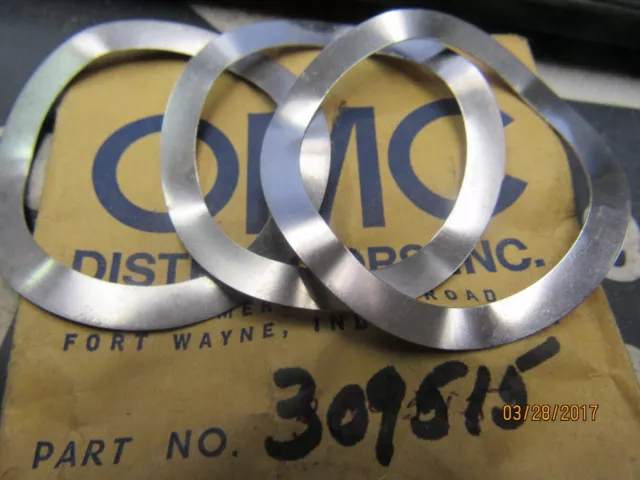 3 New  Omc Oem  Johnson Evinrude Wave Washers 309515