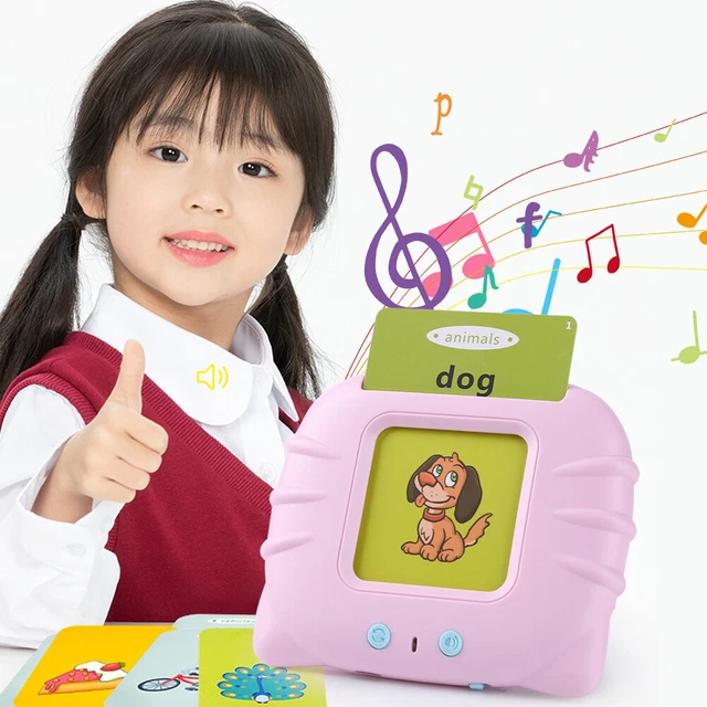 Talking Learning Machine TALKING FLASHCARDS PRESCHOOL Educational Machine Early Learning ...