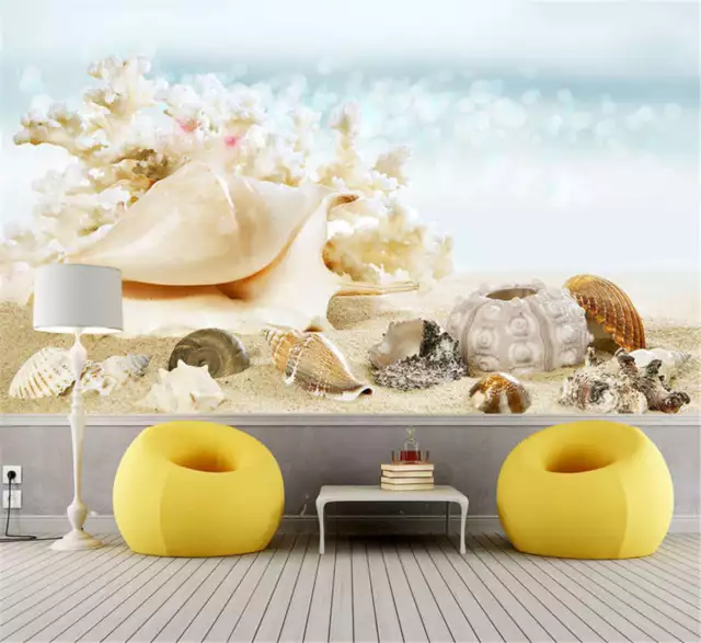 Vibrant Elegant Sea 3D Full Wall Mural Photo Wallpaper Printing Home Kids Decor