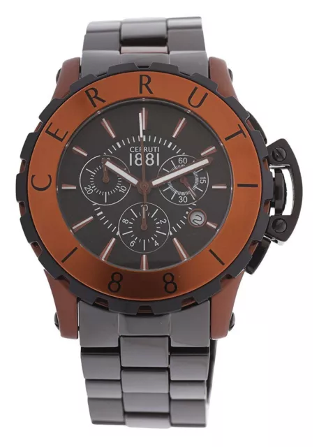 "Orologio Uomo Cerruti 1881 Ceramica Nero CRA078Z299H CRP $690 ""Offerta Speciale"