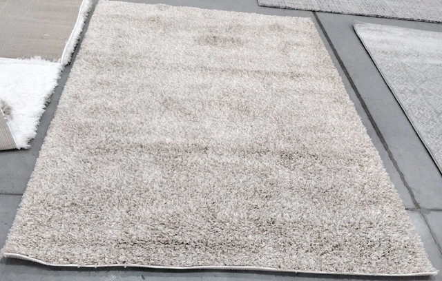 BEIGE 5'-3" X 7'-6" Back Stain Rug, Reduced Price 1172737229 SGN725-1313-5