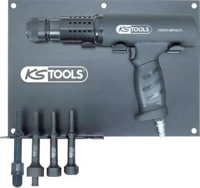 KS Tools Vibro-Impact Druckluft-Meißelhammer-Satz, 6-tlg 515.3880