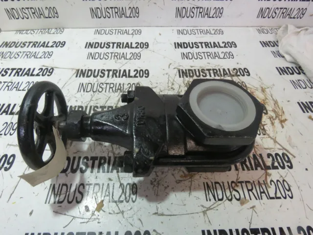Powell 3" All Iron Clip Gate Valve New Old Stock