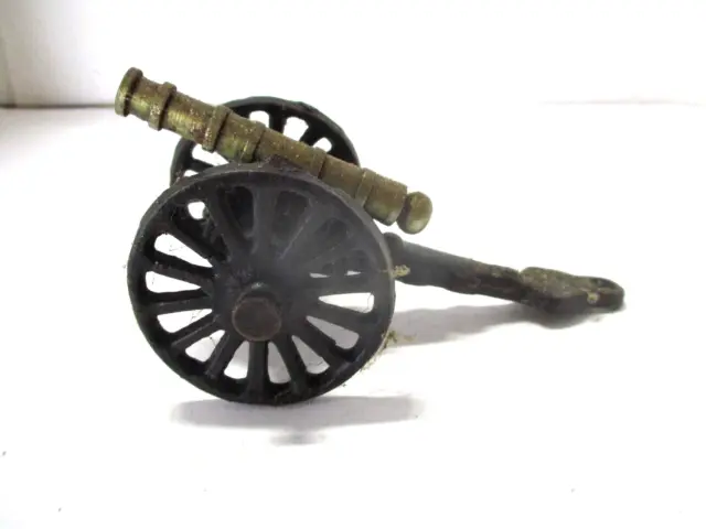 Small Vintage Metal Cannon