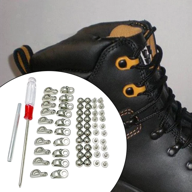 Gancho de cordón de metal con hebillas de reparación de destornillador para