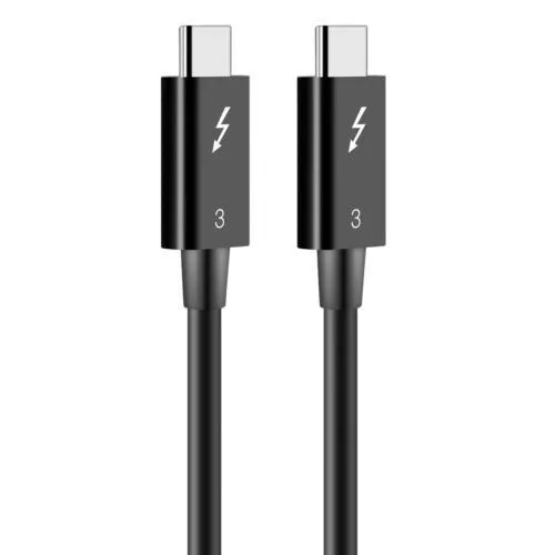 Thunderbolt 3 Cable 0.5m USB C Type C 40Gbps Charging 5K 4K Display Male to TB3